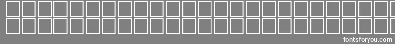 AlHorOutline Font – White Fonts on Gray Background
