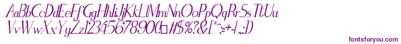 ZorusSerifItalic Font – Purple Fonts