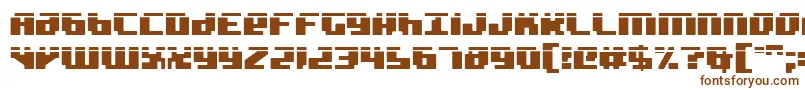 BadRobotLaser Font – Brown Fonts on White Background