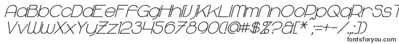 MajoramBoldItalic-Schriftart – OTF-Schriften