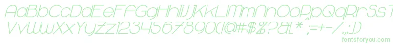 MajoramBoldItalic Font – Green Fonts
