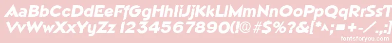 En savoir plus sur la police NapaHeavySfBoldItalic Police NapaHeavySfBoldItalic – polices blanches sur fond rose