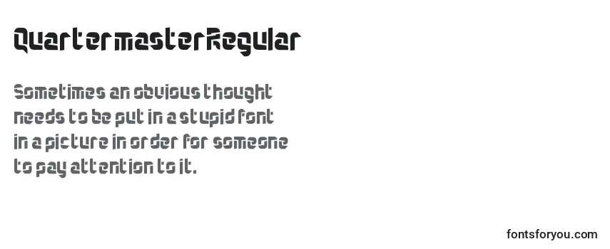 QuartermasterRegular Font