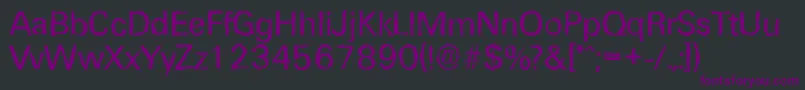 UltimaterandomRegular-Schriftart – Violette Schriften auf schwarzem Hintergrund