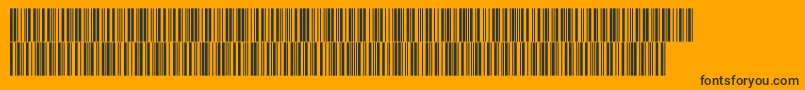 fuente V300020 – Fuentes Negras Sobre Fondo Naranja