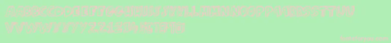 JustAKid Font – Pink Fonts on Green Background