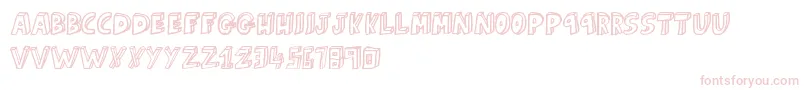 JustAKid Font – Pink Fonts on White Background