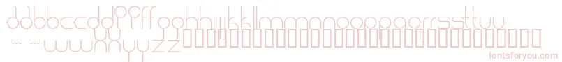BadlobsterNormal Font – Pink Fonts on White Background