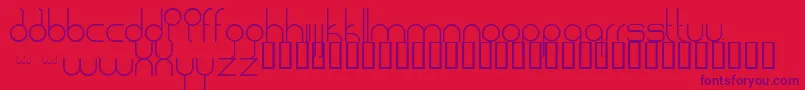 Шрифт BadlobsterNormal – фиолетовые шрифты на красном фоне