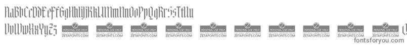 AdlibitumTrial Font – Gray Fonts on White Background