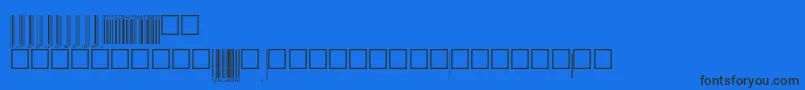 Upcebwrp72tt-fontti – mustat fontit sinisellä taustalla