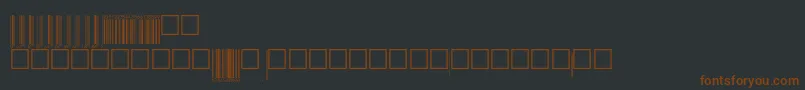 Шрифт Upcebwrp72tt – коричневые шрифты на чёрном фоне