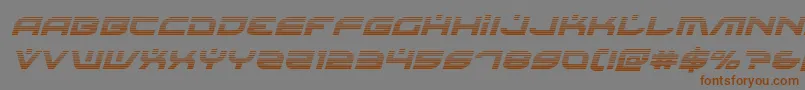 Battlefieldv4gradital Font – Brown Fonts on Gray Background