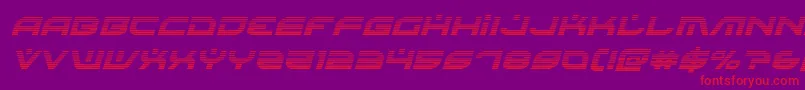 Battlefieldv4gradital Font – Red Fonts on Purple Background