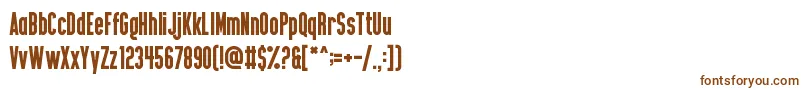 Шрифт BoldTestament – коричневые шрифты на белом фоне