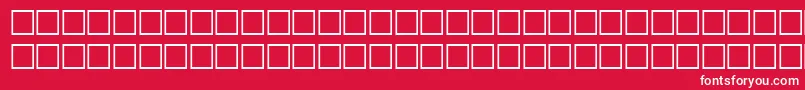 Terminator Font – White Fonts on Red Background