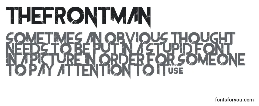 TheFrontman Font