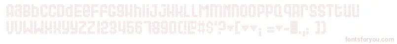 Queer Font – Pink Fonts on White Background