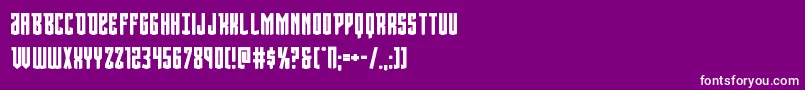 フォントViceroybold – 紫の背景に白い文字