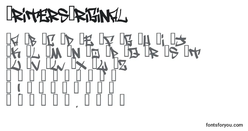 Шрифт WritersOriginal – алфавит, цифры, специальные символы