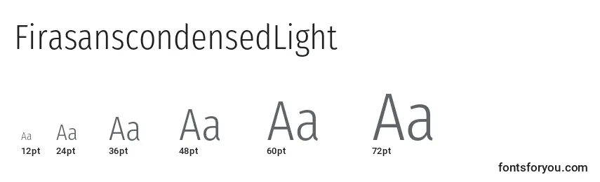 FirasanscondensedLight Font Sizes