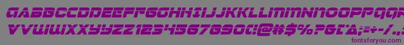 Jeebralaserital Font – Purple Fonts on Gray Background