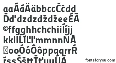 Panefresco999wtregular font – slovak Fonts