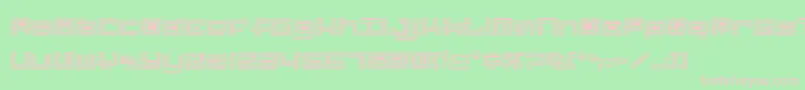 AlphaClown Font – Pink Fonts on Green Background