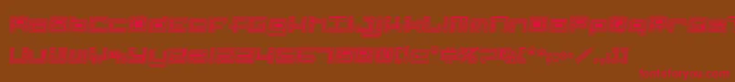 AlphaClown Font – Red Fonts on Brown Background