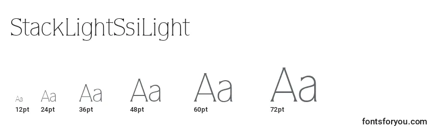 StackLightSsiLight Font Sizes