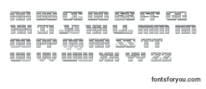 21gunsalutechrome Font