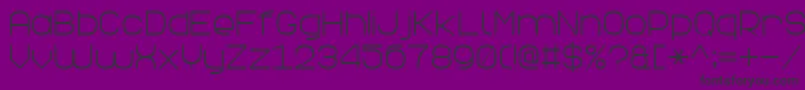 ElegantLine7 Font – Black Fonts on Purple Background
