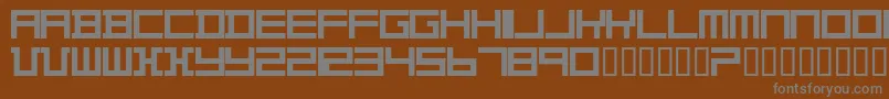 Шрифт Theovd – серые шрифты на коричневом фоне
