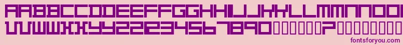 Theovd Font – Purple Fonts on Pink Background