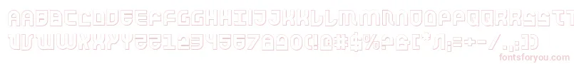 Trektrooper3D Font – Pink Fonts on White Background