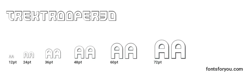 Trektrooper3D Font Sizes