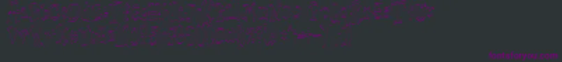Sischu Font – Purple Fonts on Black Background