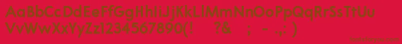 03Apompadourboldsample Font – Brown Fonts on Red Background
