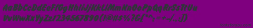 Flashdbol Font – Black Fonts on Purple Background