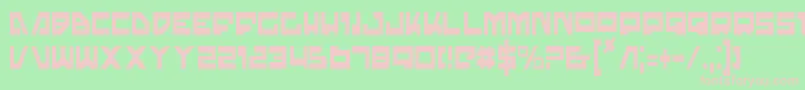 Подробнее о шрифте TrajiaCondensed Шрифт TrajiaCondensed – розовые шрифты на зелёном фоне
