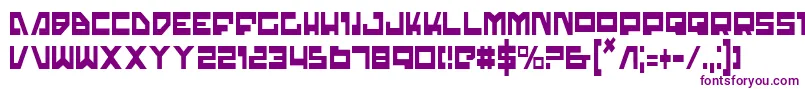 TrajiaCondensed Font – Purple Fonts on White Background