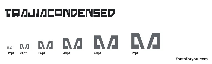 TrajiaCondensed Font Sizes