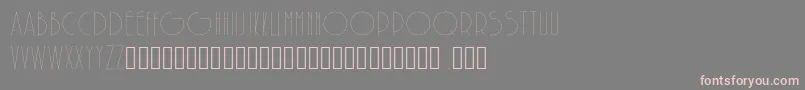 SolarLight Font – Pink Fonts on Gray Background