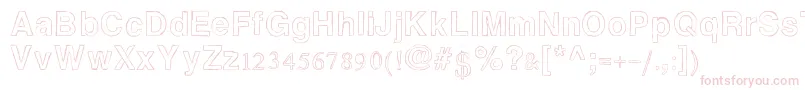 Pamplonascribble Font – Pink Fonts on White Background