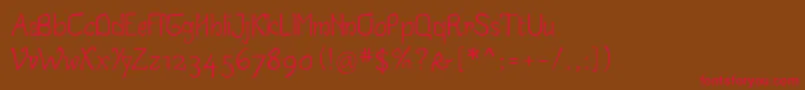 Jale Font – Red Fonts on Brown Background