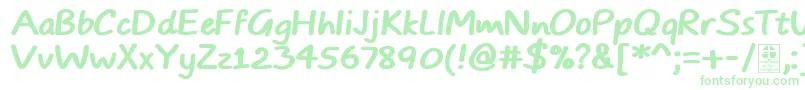 Fonte TypoComicsBoldDemo – fontes verdes