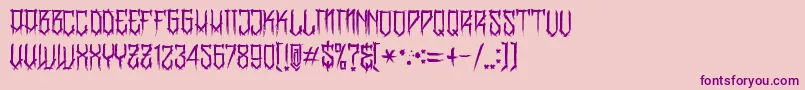 More about BanglychRhIii Font BanglychRhIii Font – Purple Fonts on Pink Background