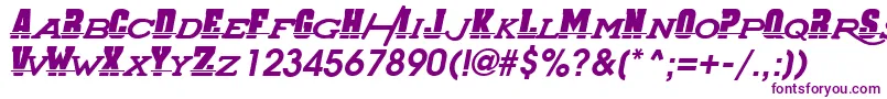 SuperChargers-fontti – violetit fontit