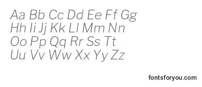 LibrefranklinExtralightitalic-fontti