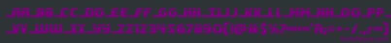 Shiningheraldlaser Font – Purple Fonts on Black Background